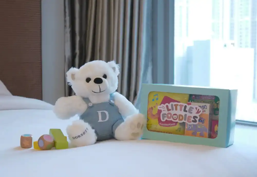 Snack box with teddy gift