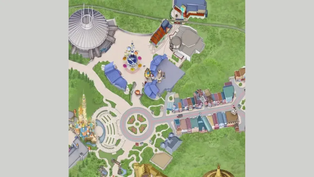 香港迪士尼樂園地圖 