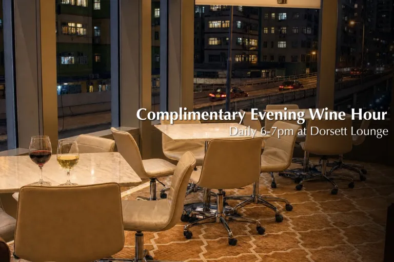 Daily Wine Hour At Dorsett Lounge