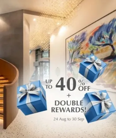 Double Points, Double Your Rewards – Members Enjoy Up to 40% Off Direct Bookings