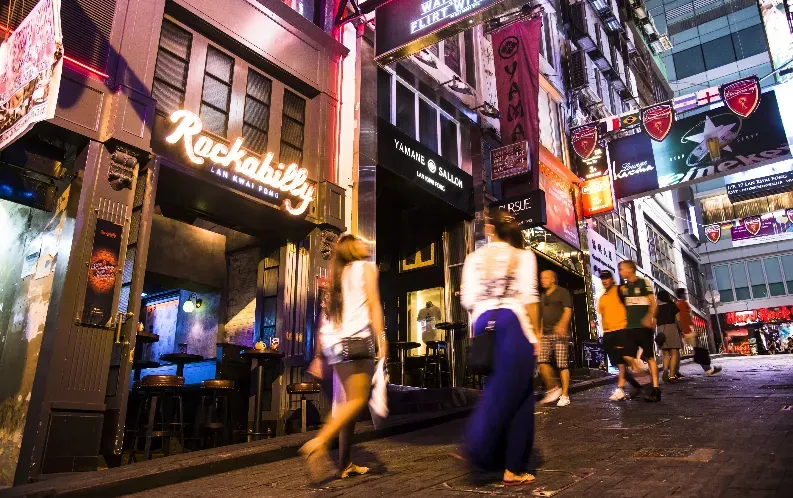 Lan Kawi Fong Nightlife in Hong Kong